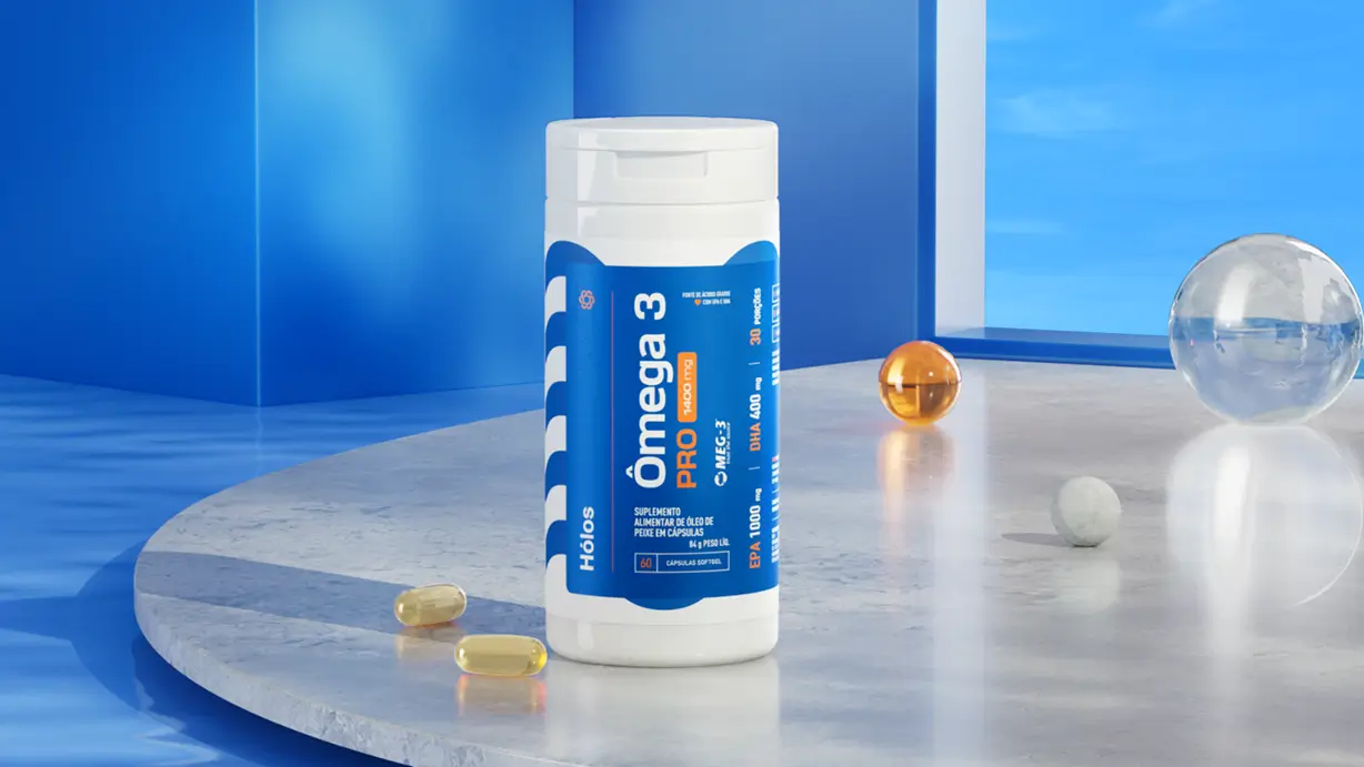Ômega 3 PRO (Hólos/Hive) — ômega 3 em cápsulas com EPA e DHA
