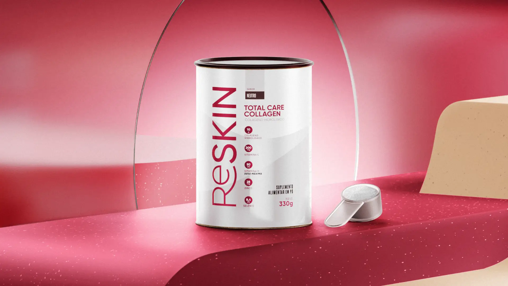 Total Care Collagen (Reskin/Hive) — colágeno com vitaminas e minerais